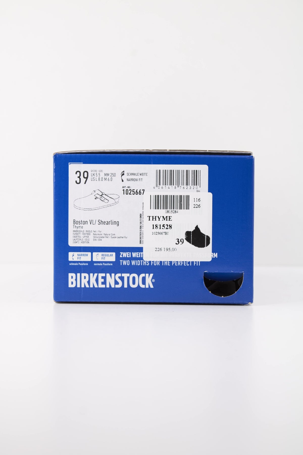 BIRKENSTOCK BI BOSTON SHEARLING SUEDE en color VERDE  (6)