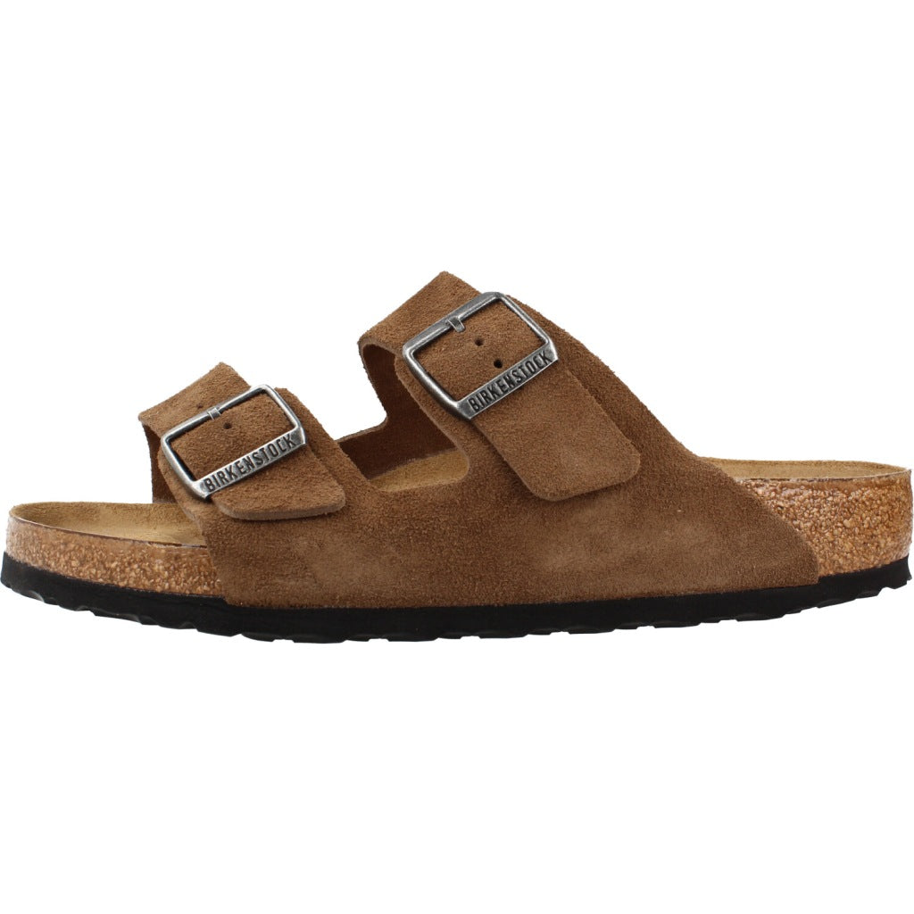 BIRKENSTOCK ARIZONA SUEDE LEATHER en color MARRON  (2)