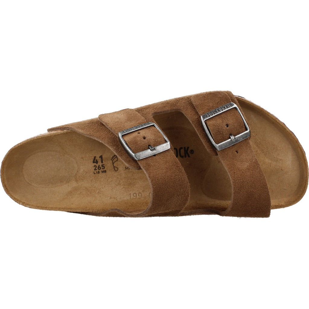 BIRKENSTOCK ARIZONA SUEDE LEATHER en color MARRON  (7)