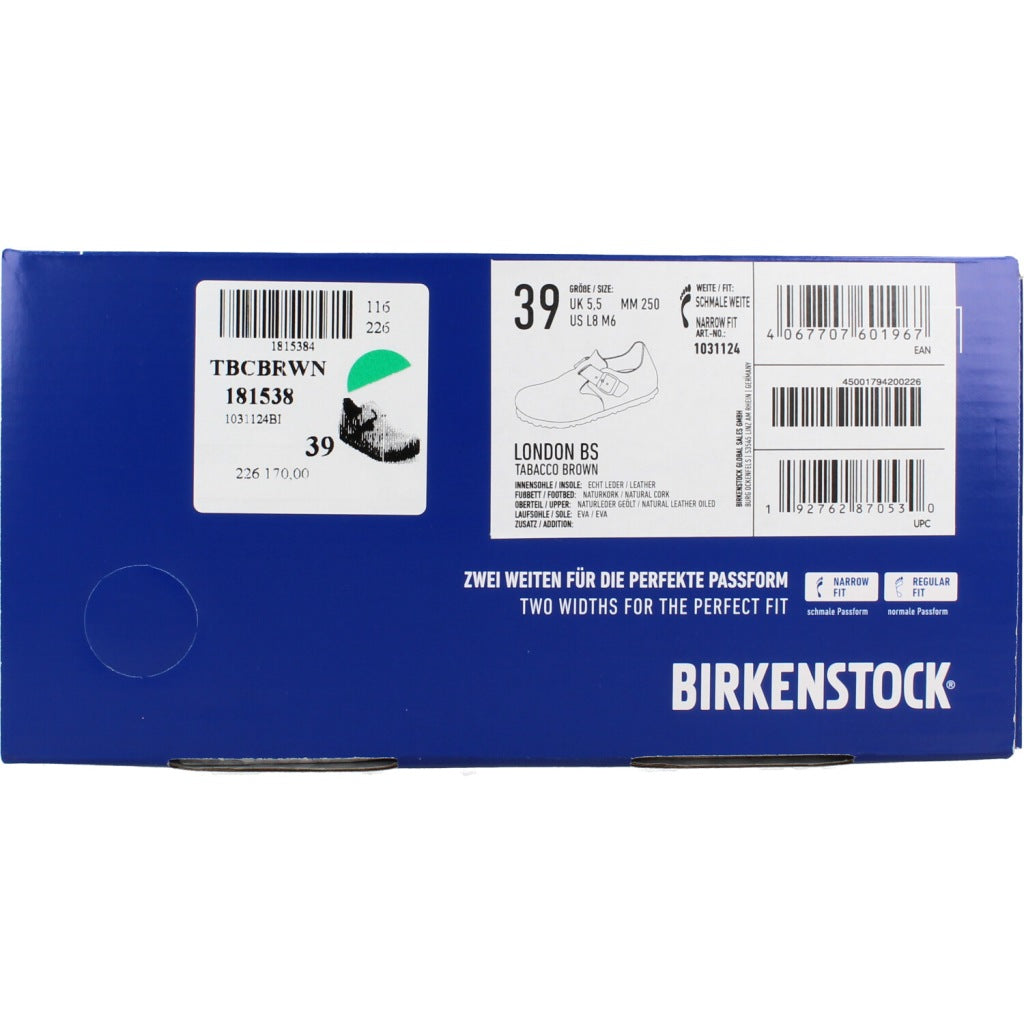BIRKENSTOCK BI LONDON OILED LEATHER en color MARRON CLARO  (7)