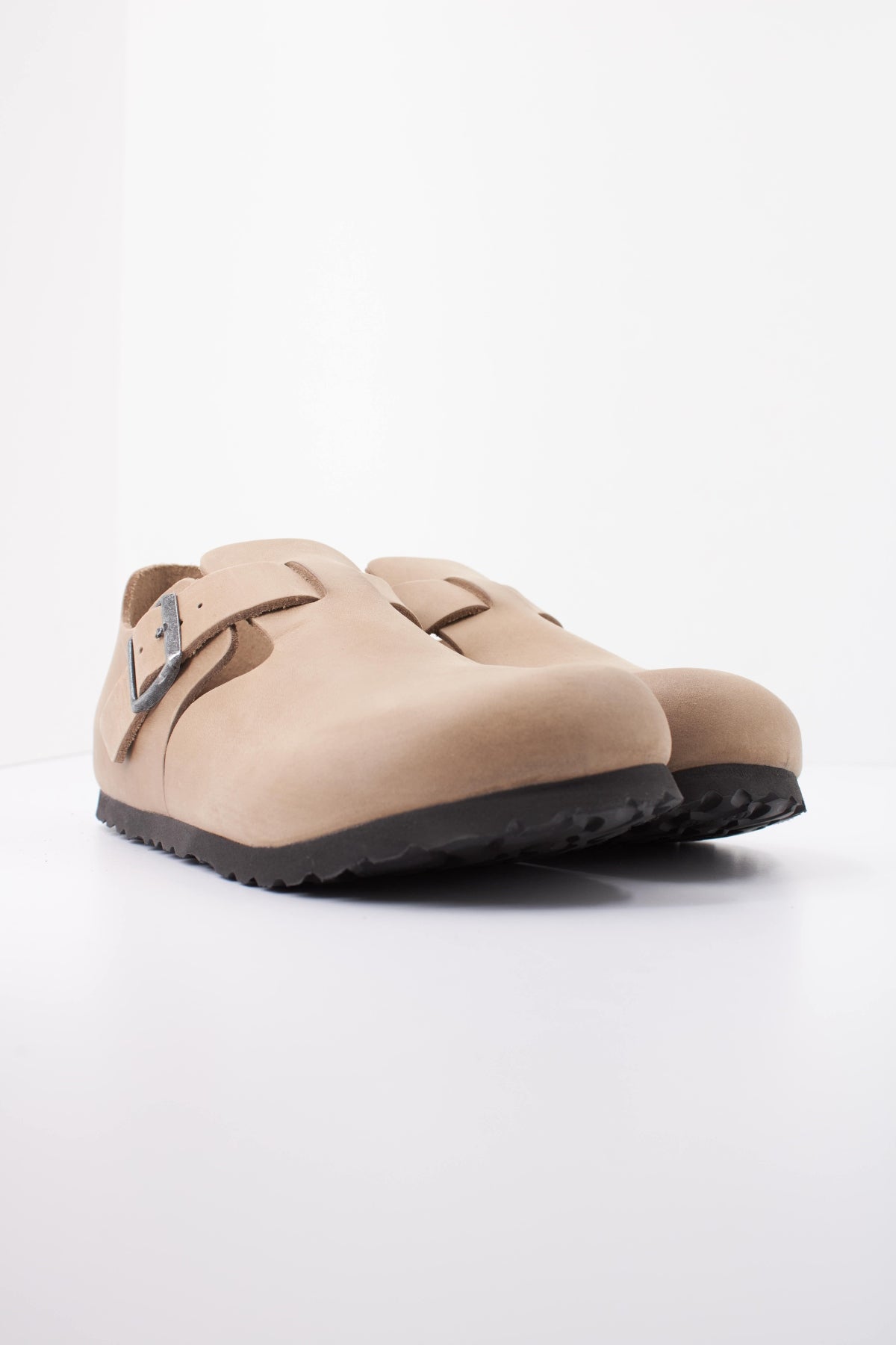 BIRKENSTOCK BI LONDON OILED LEATHER en color MARRON CLARO  (2)