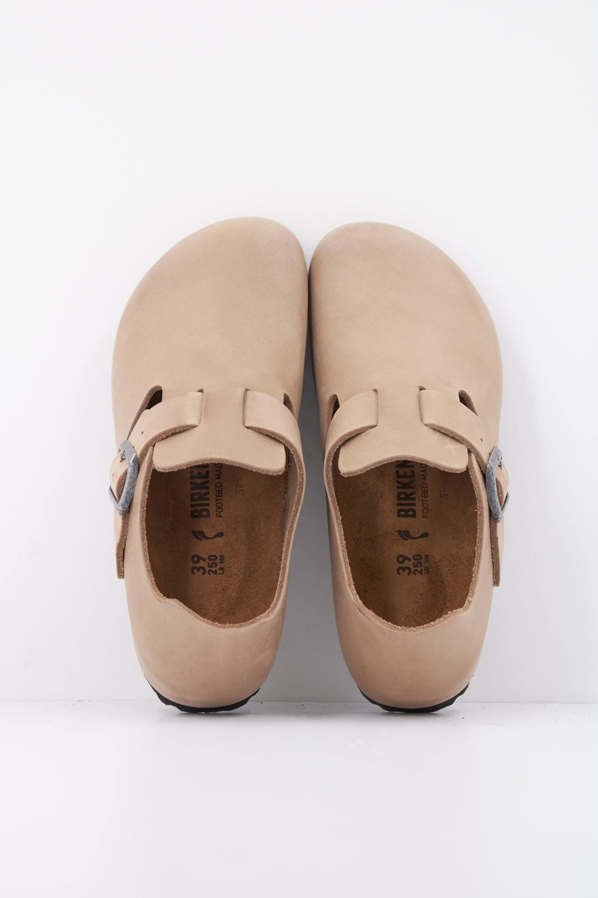 BIRKENSTOCK BI LONDON OILED LEATHER en color MARRON CLARO  (3)