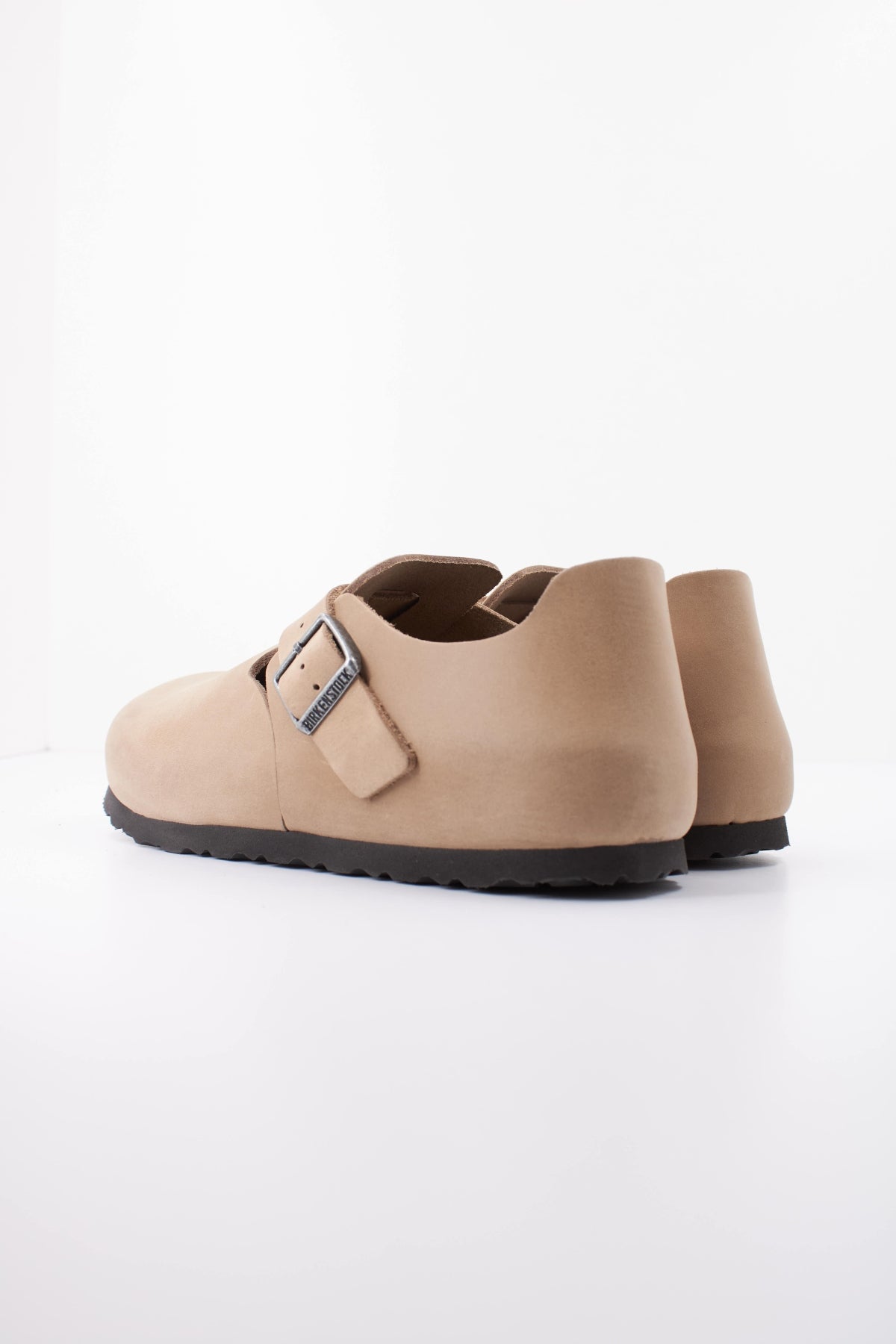 BIRKENSTOCK BI LONDON OILED LEATHER en color MARRON CLARO  (4)