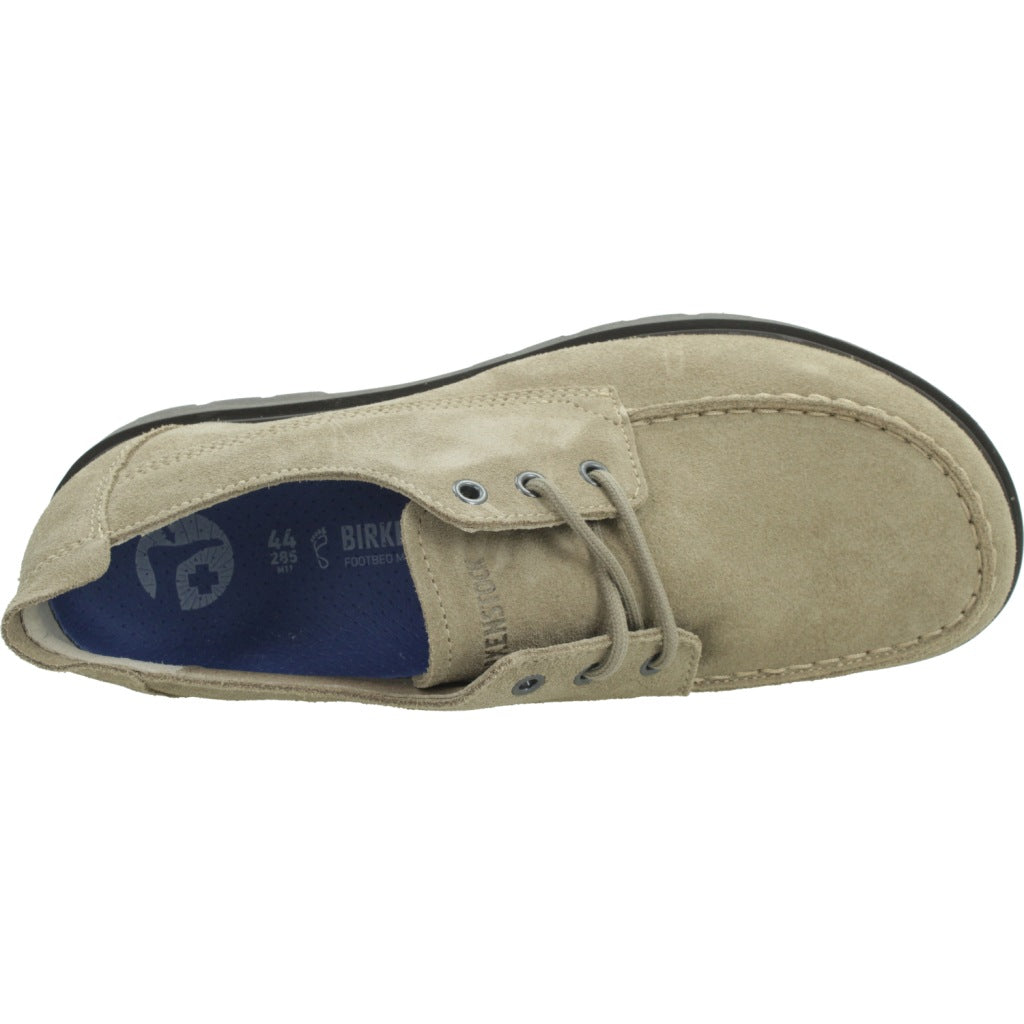 BIRKENSTOCK BI HIGHWOOD MOC LACE SUEDE en color BEIS  (7)