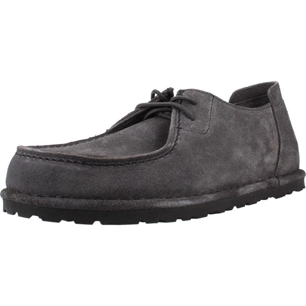 BIRKENSTOCK BI UTTI LACE SUEDE LEATHER en color GRIS  (1)