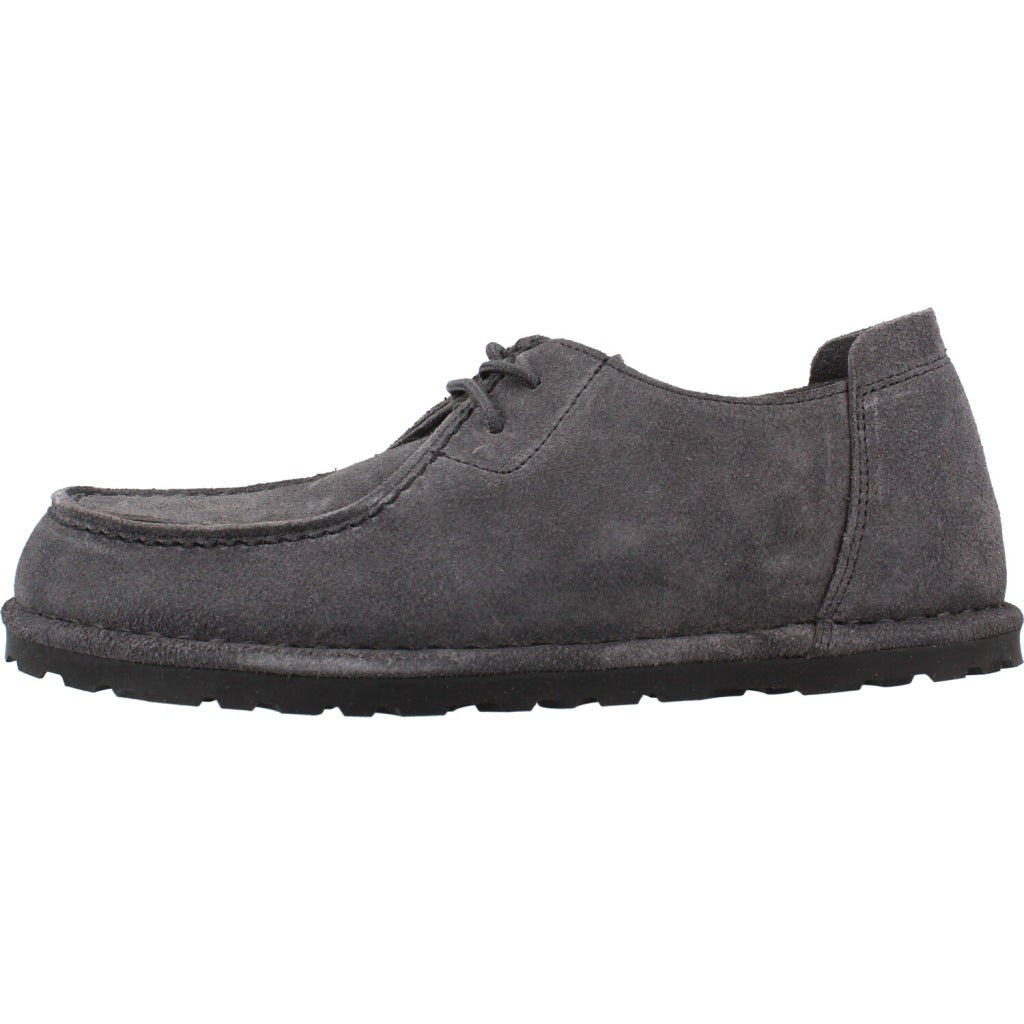 BIRKENSTOCK BI UTTI LACE SUEDE LEATHER en color GRIS  (2)