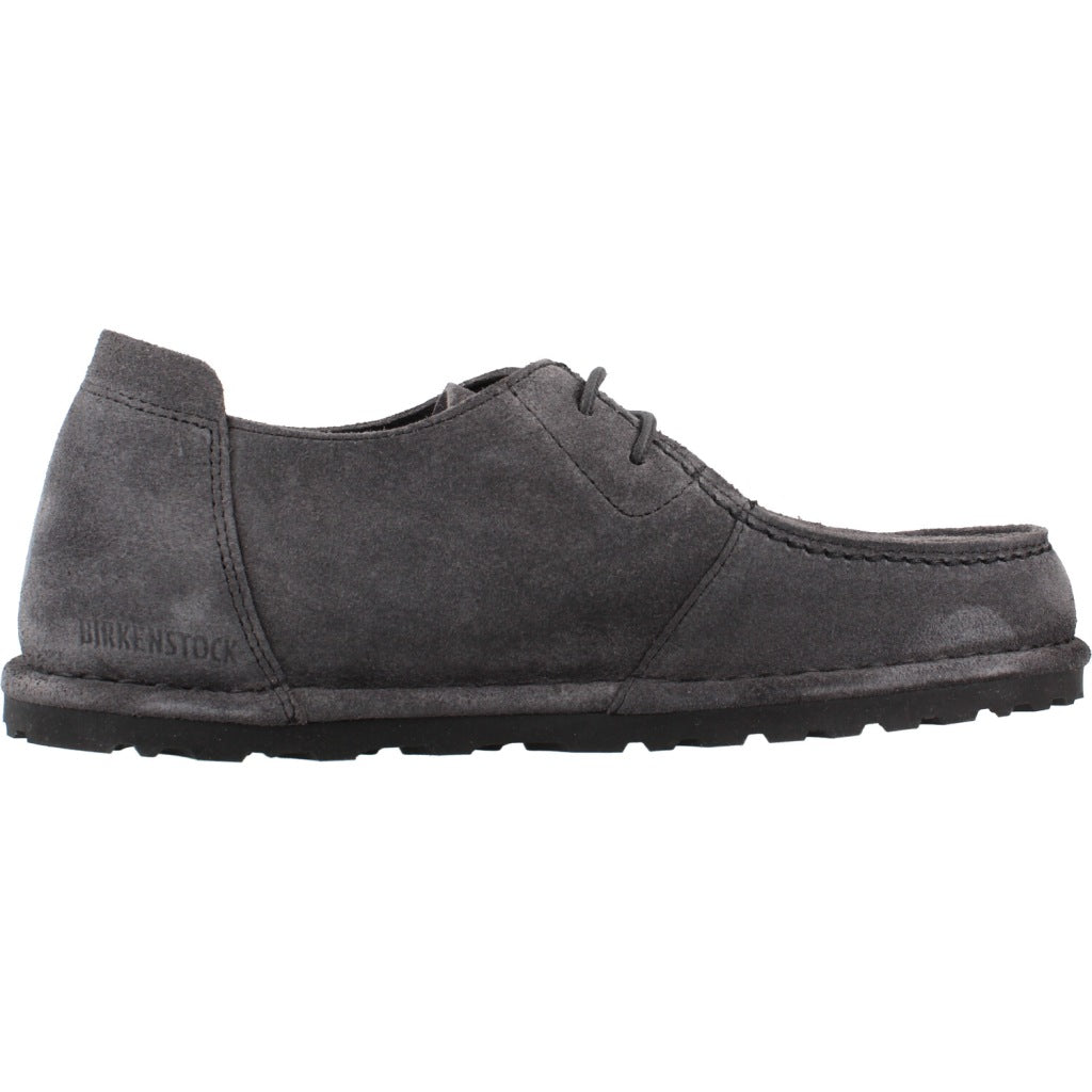 BIRKENSTOCK BI UTTI LACE SUEDE LEATHER en color GRIS  (4)