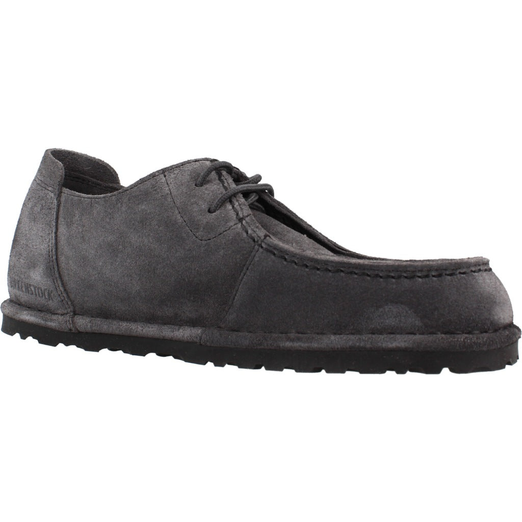 BIRKENSTOCK BI UTTI LACE SUEDE LEATHER en color GRIS  (5)