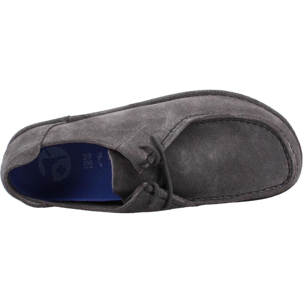 BIRKENSTOCK BI UTTI LACE SUEDE LEATHER en color GRIS  (7)