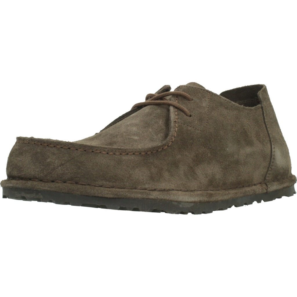 BIRKENSTOCK BI UTTI LACE SUEDE LEATHER en color MARRON  (1)