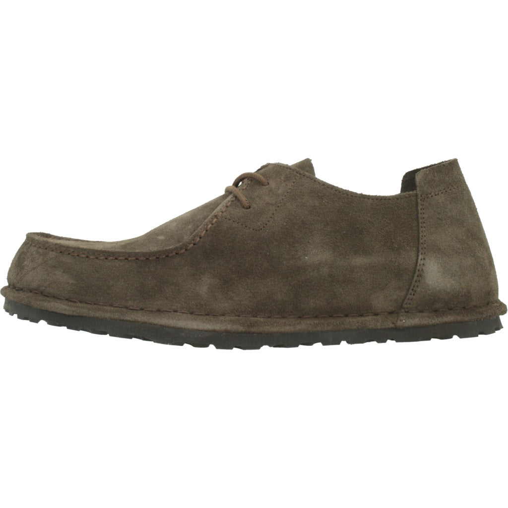 BIRKENSTOCK BI UTTI LACE SUEDE LEATHER en color MARRON  (2)