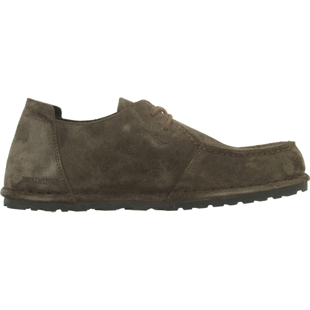 BIRKENSTOCK BI UTTI LACE SUEDE LEATHER en color MARRON  (4)