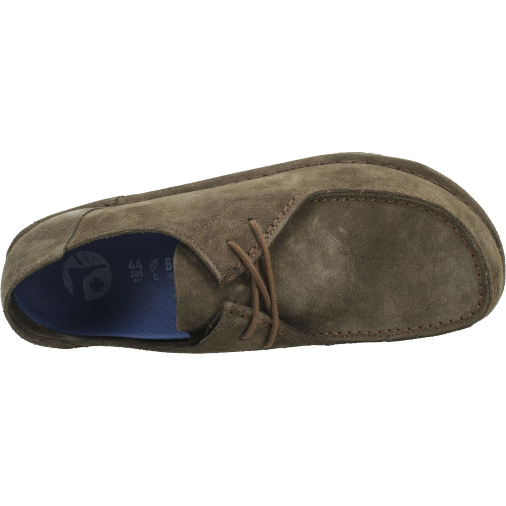 BIRKENSTOCK BI UTTI LACE SUEDE LEATHER en color MARRON  (7)