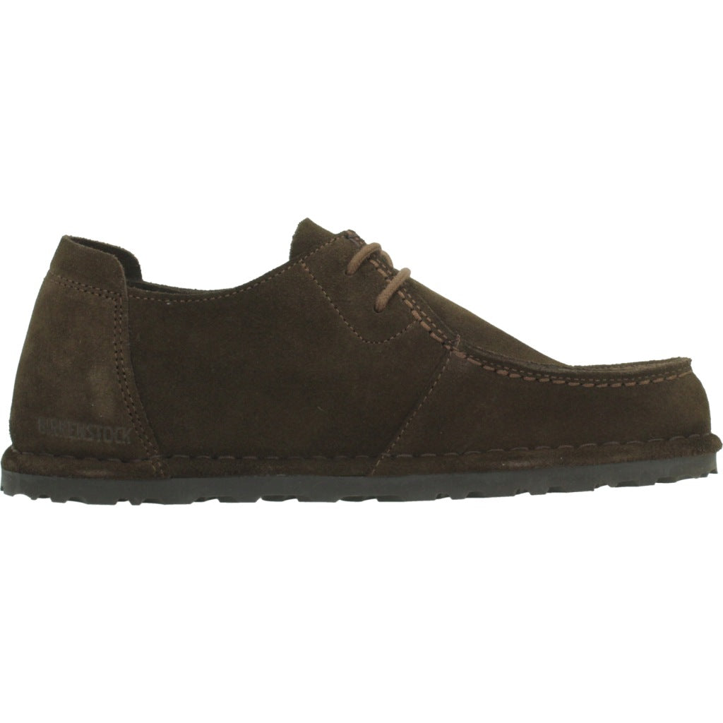 BIRKENSTOCK BI UTTI LACE SUEDE LEATHER en color MARRON  (4)