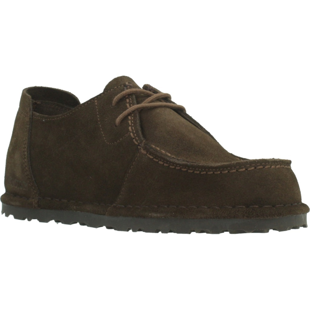 BIRKENSTOCK BI UTTI LACE SUEDE LEATHER en color MARRON  (5)