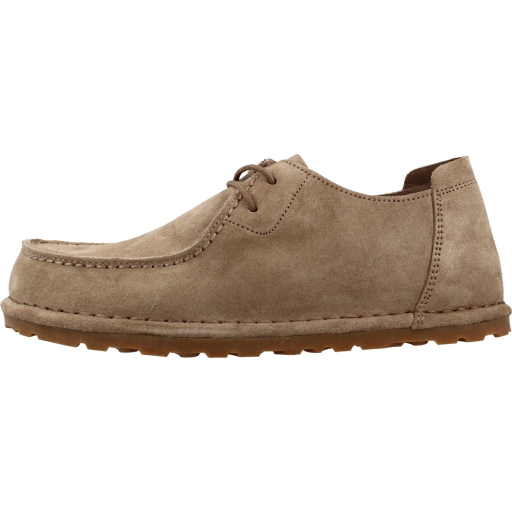 BIRKENSTOCK BI UTTI LACE SUEDE LEATHER en color BEIS  (2)
