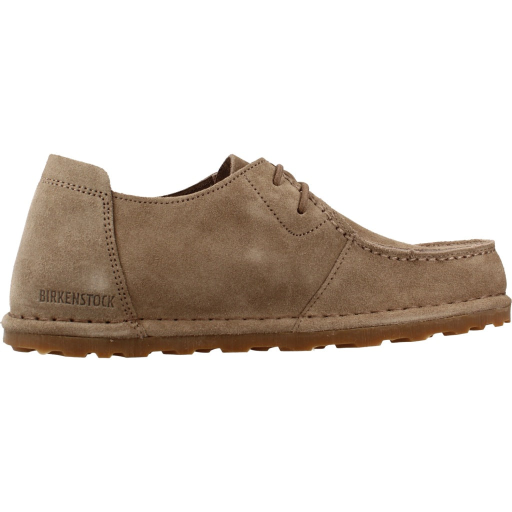 BIRKENSTOCK BI UTTI LACE SUEDE LEATHER en color BEIS  (4)