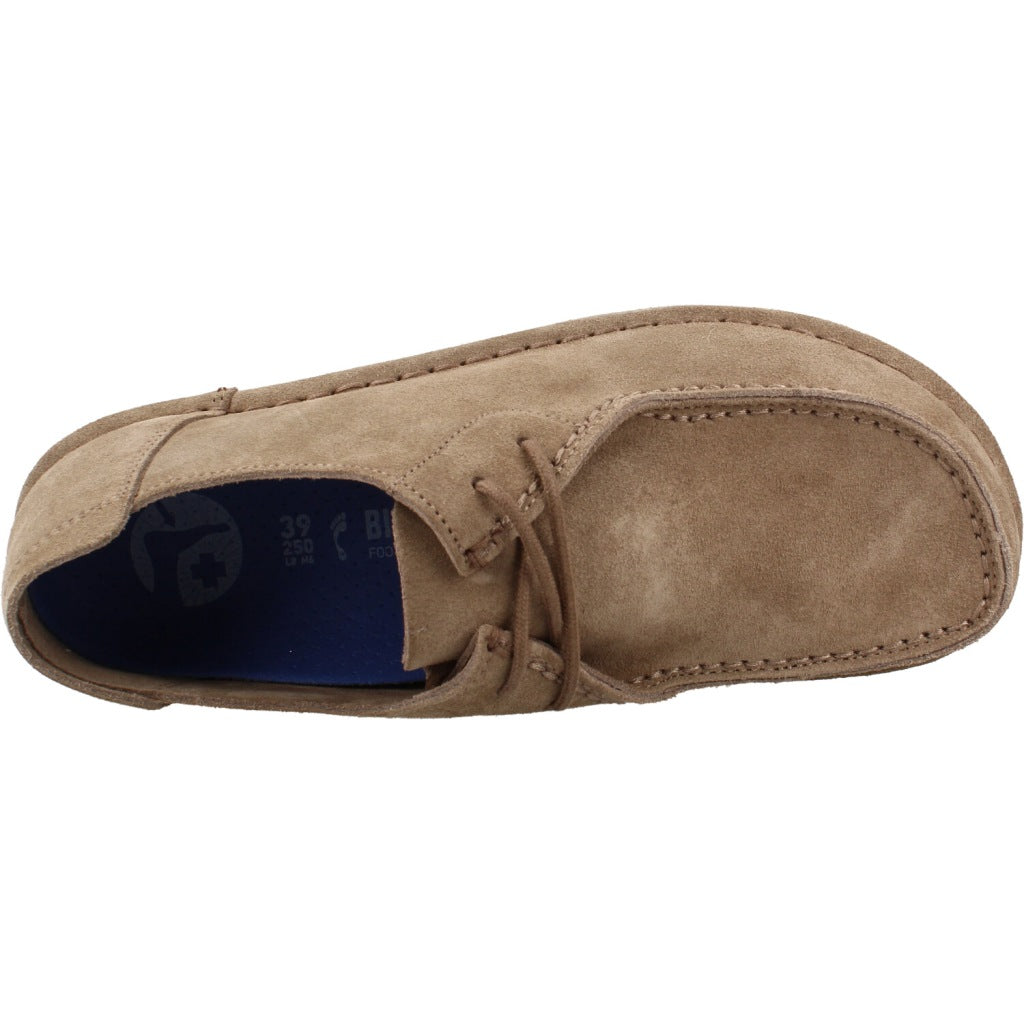 BIRKENSTOCK BI UTTI LACE SUEDE LEATHER en color BEIS  (7)