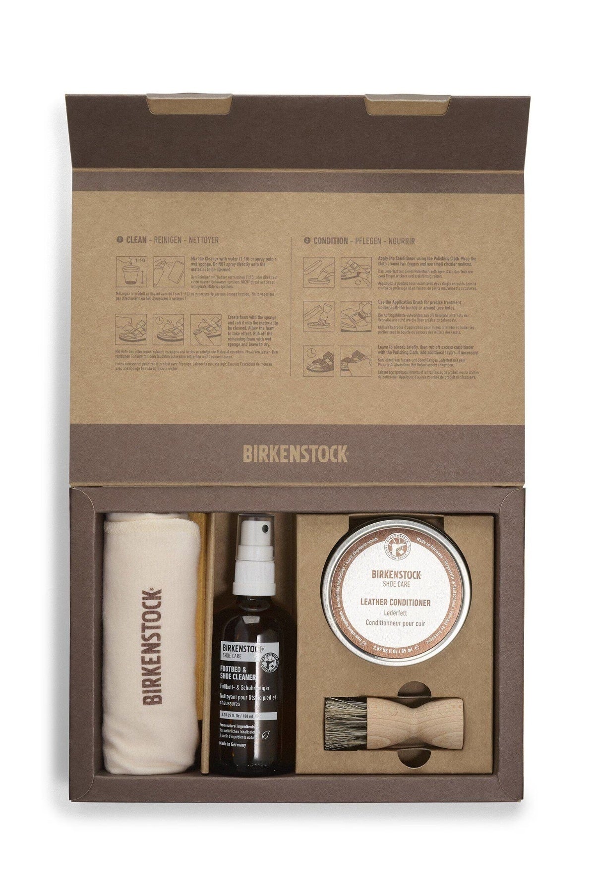 BIRKENSTOCK  OILED LEATHER CARE SET  en color MULTICOLOR  (1)