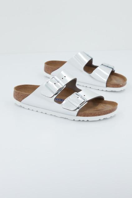 BIRKENSTOCK ARIZONA NL SFB en color PLATA  (1)