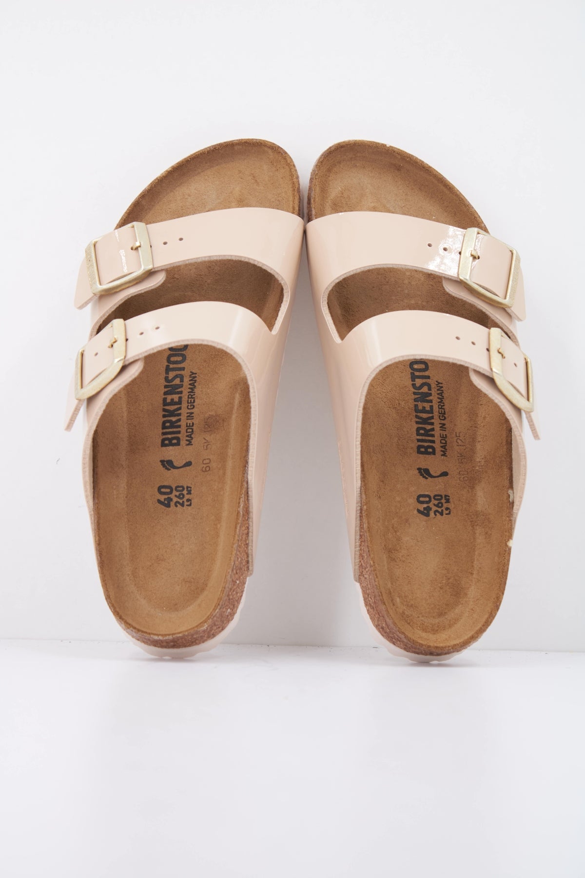 BIRKENSTOCK Arizona BF Patent en color NUDE  (3)