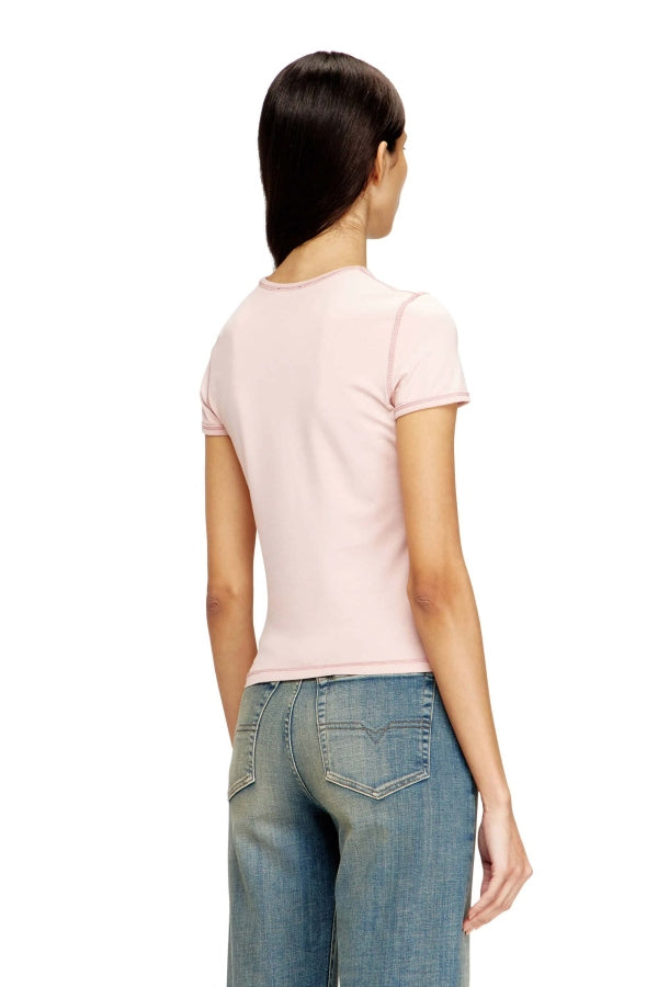 DIESEL QHHA T UNCUTIES LONG S en color ROSA  (2)