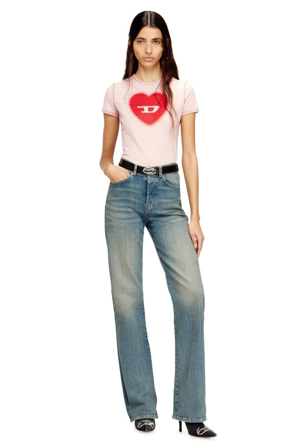 DIESEL QHHA T UNCUTIES LONG S en color ROSA  (3)