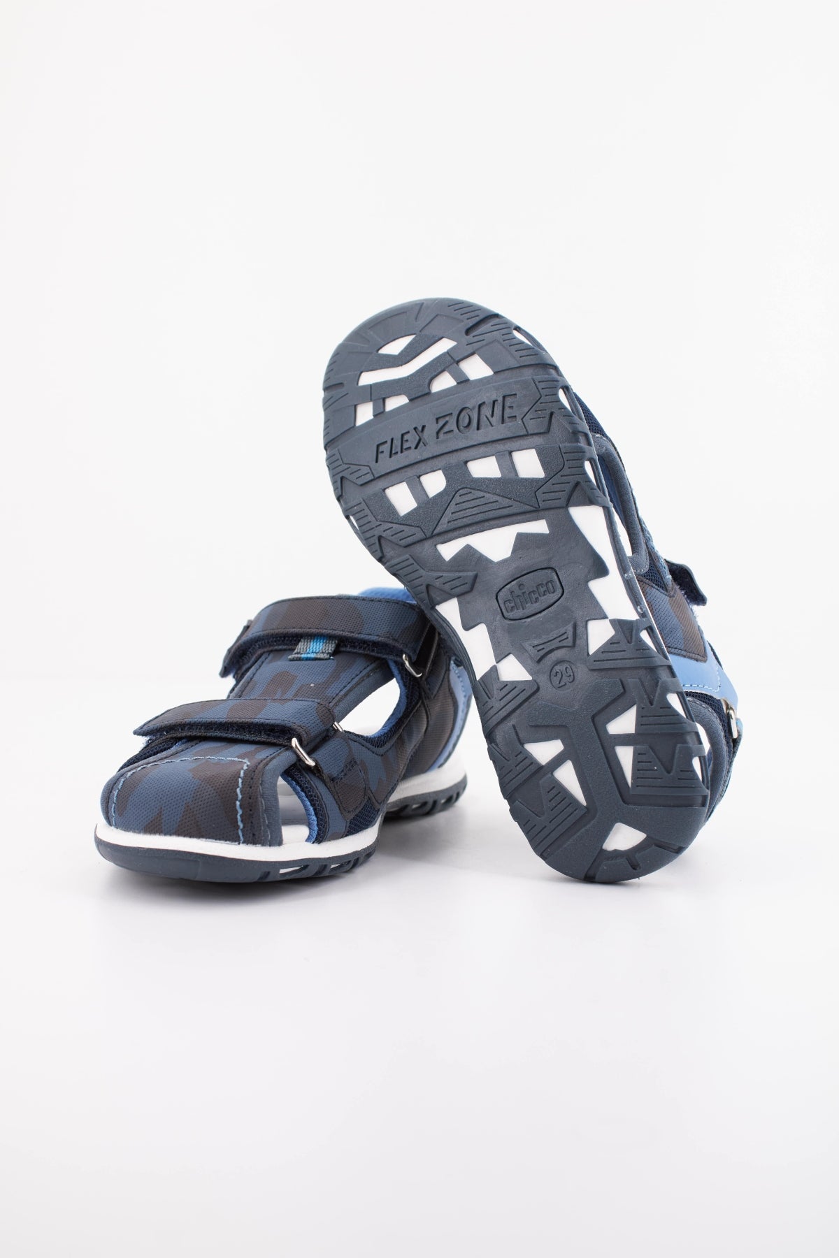 CHICCO SANDALIA CAFFE en color AZUL  (5)