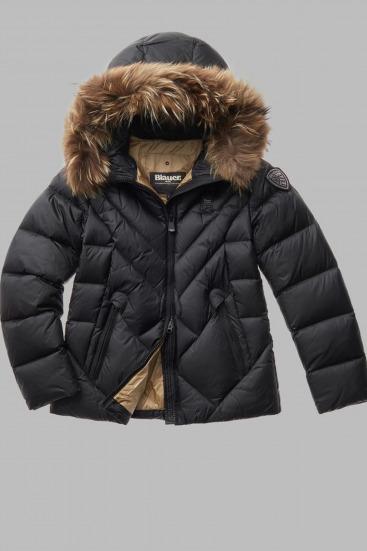 BLAUER GIUBBINI CORTI IMBOTTI en color NEGRO  (2)