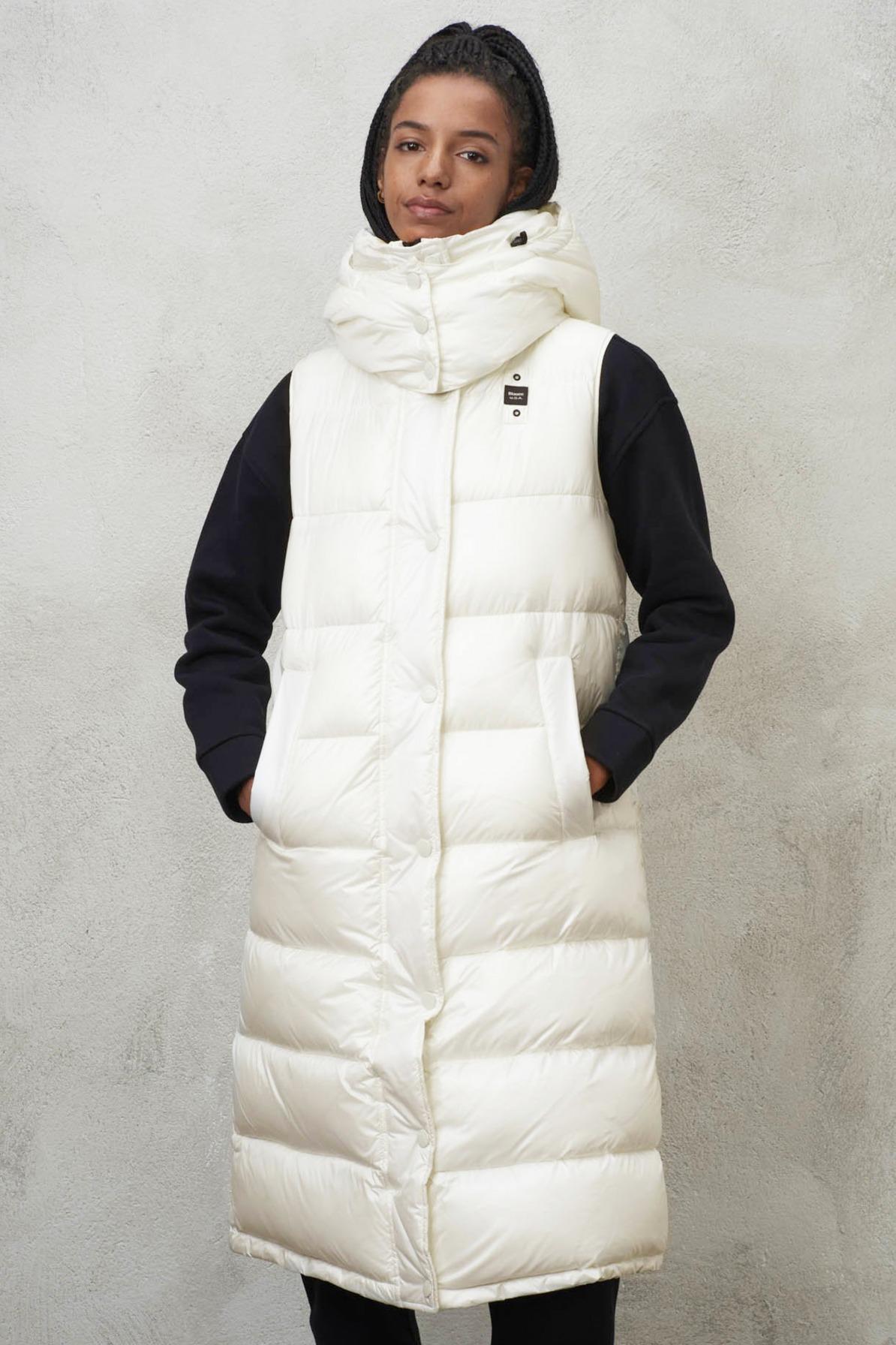 BLAUER SMANICATI IMBOTTITO OV en color BLANCO  (1)