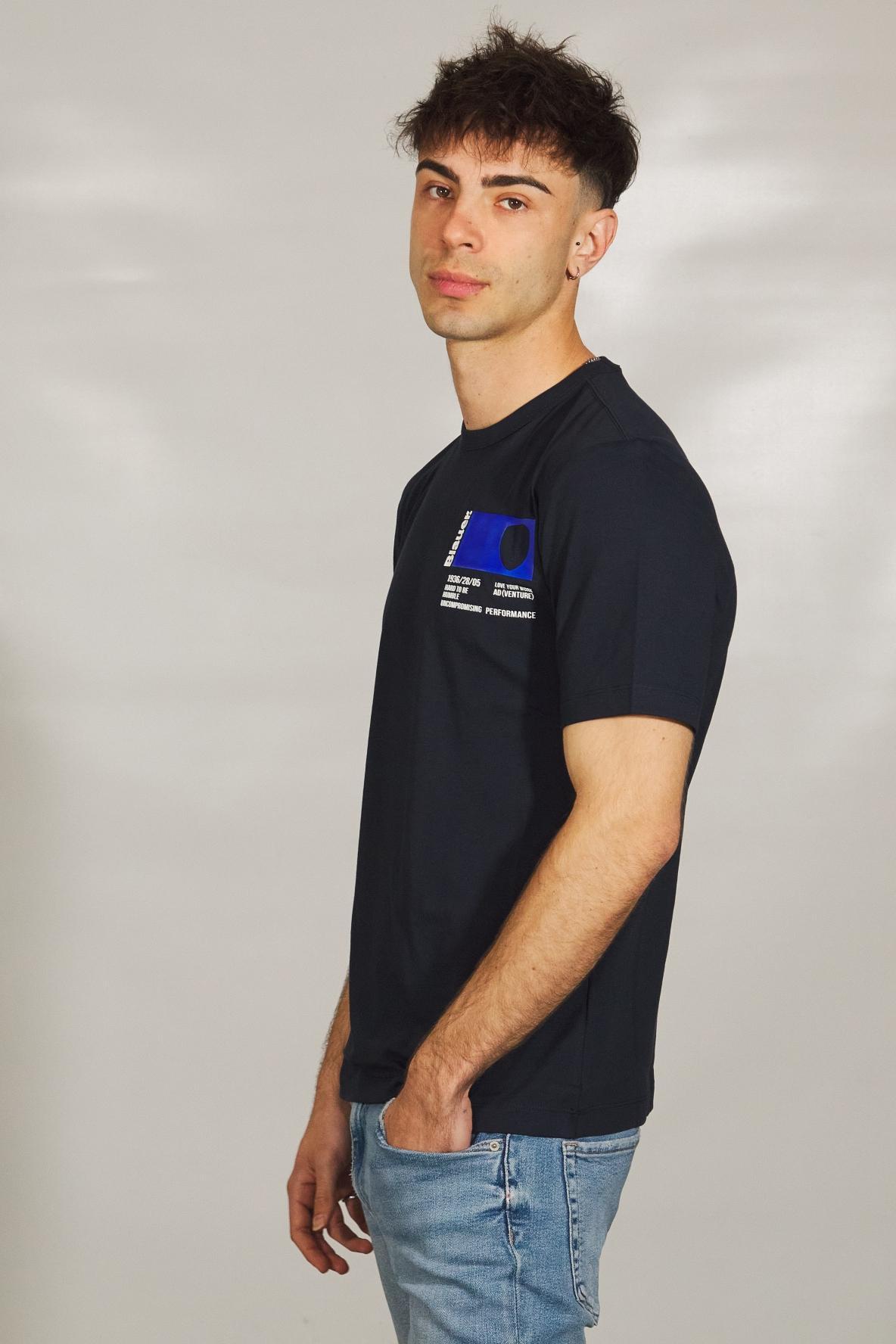 BLAUER T-SHIRT MANICA CORTA en color AZUL  (2)