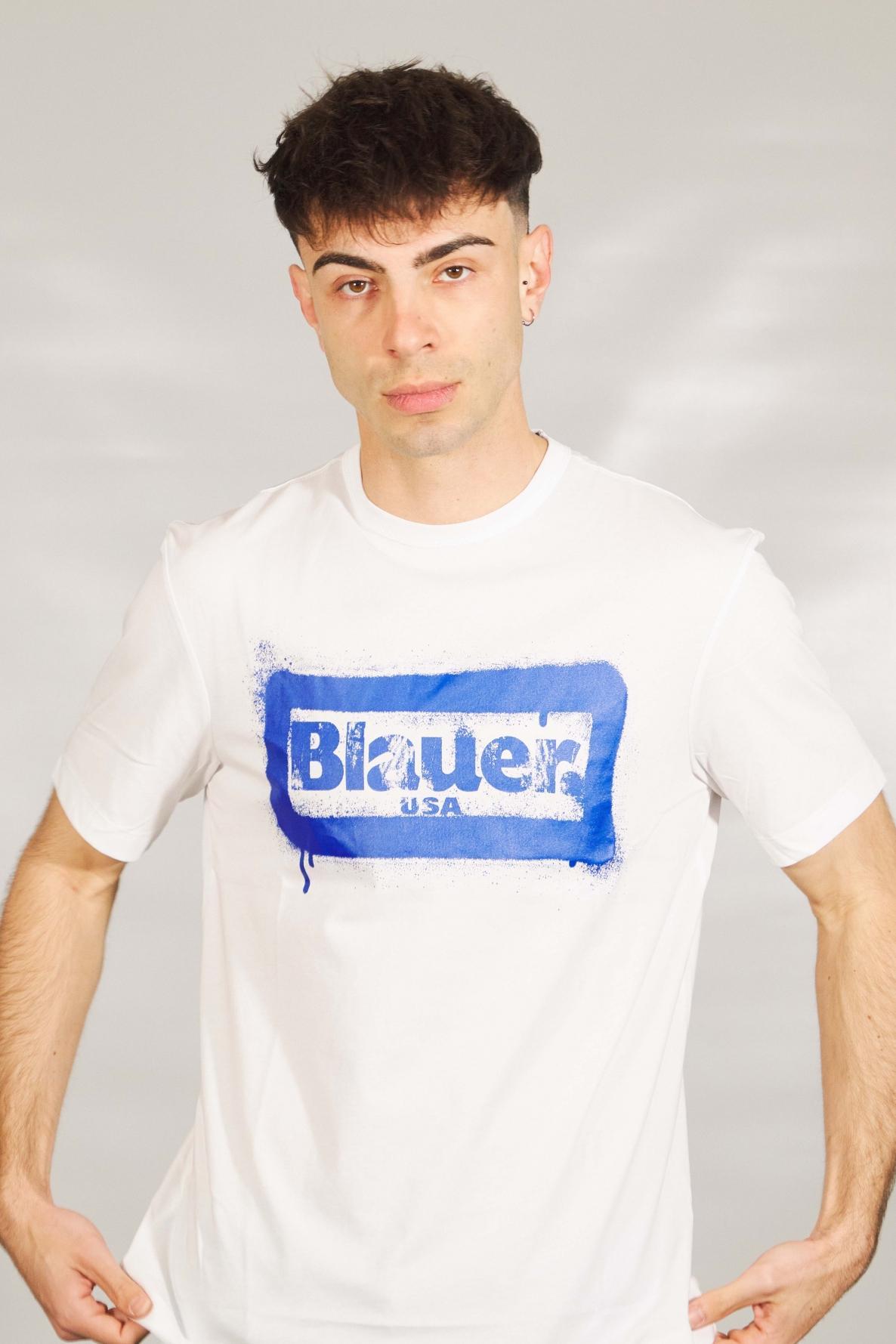 BLAUER MANICA CORTA en color BLANCO  (4)
