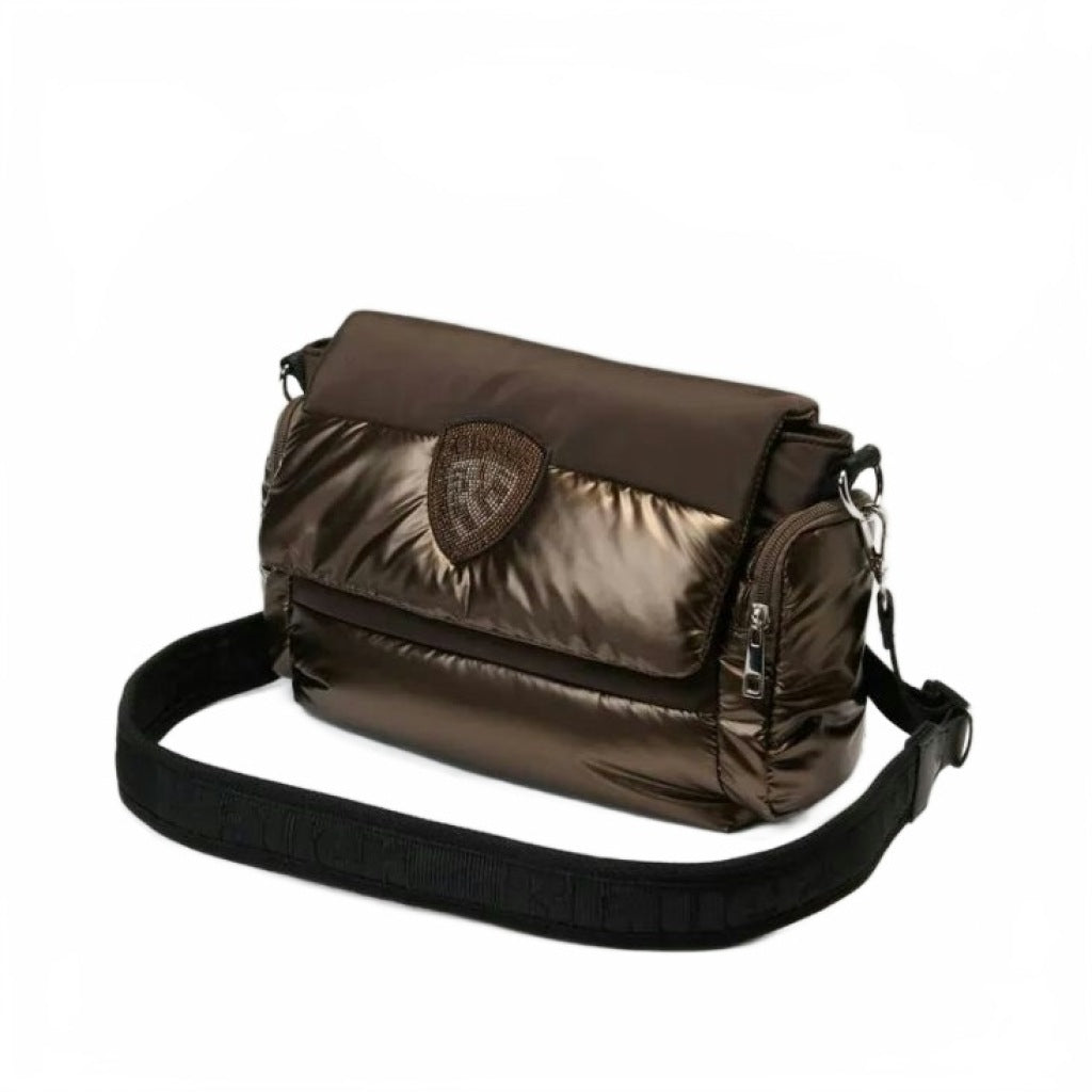 BLAUER POLYESTER NYLON BRIEFCASE PADDED en color BRONCE  (4)