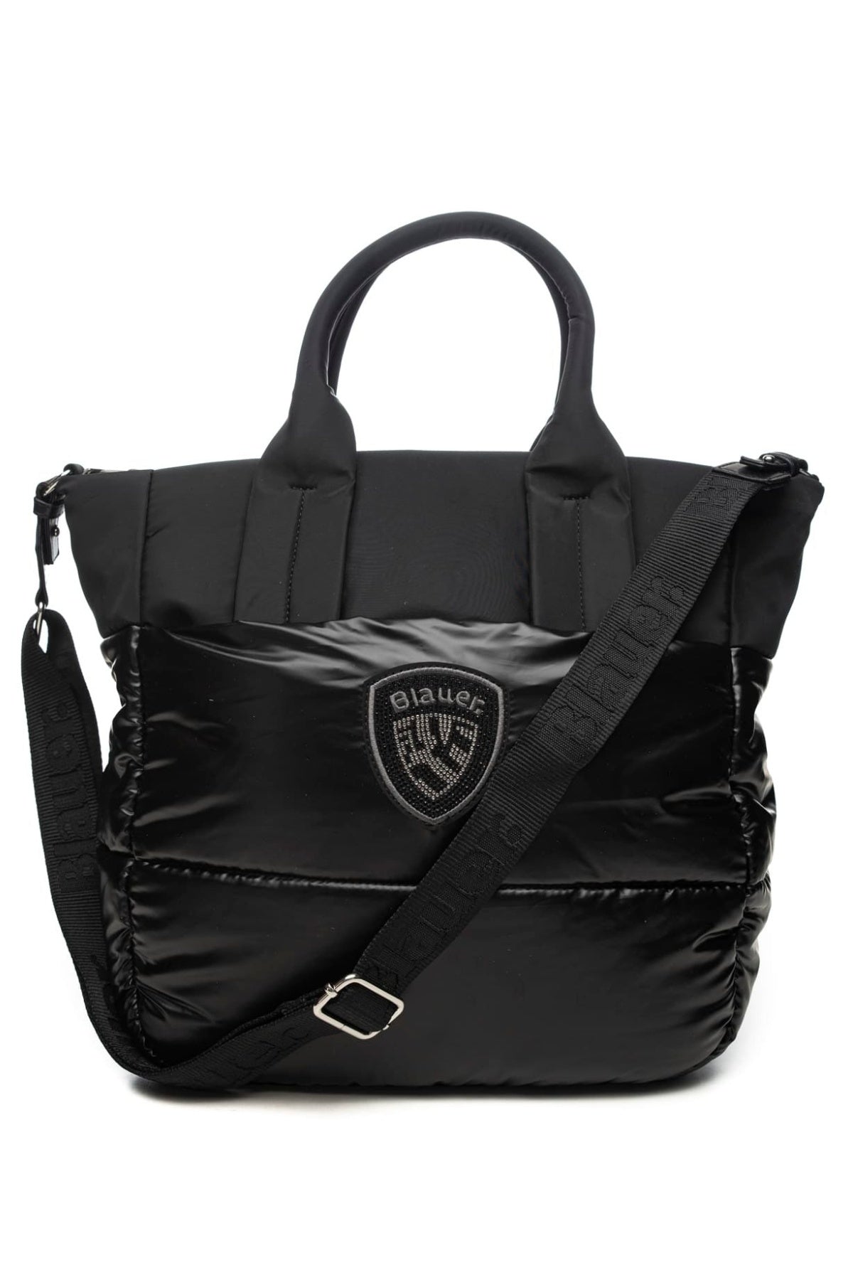 BLAUER POLYESTER NYLON TOTE BAG PADDED en color NEGRO  (1)