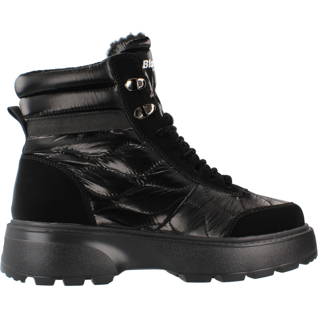 BLAUER MID BOOT BLANCA en color NEGRO  (4)
