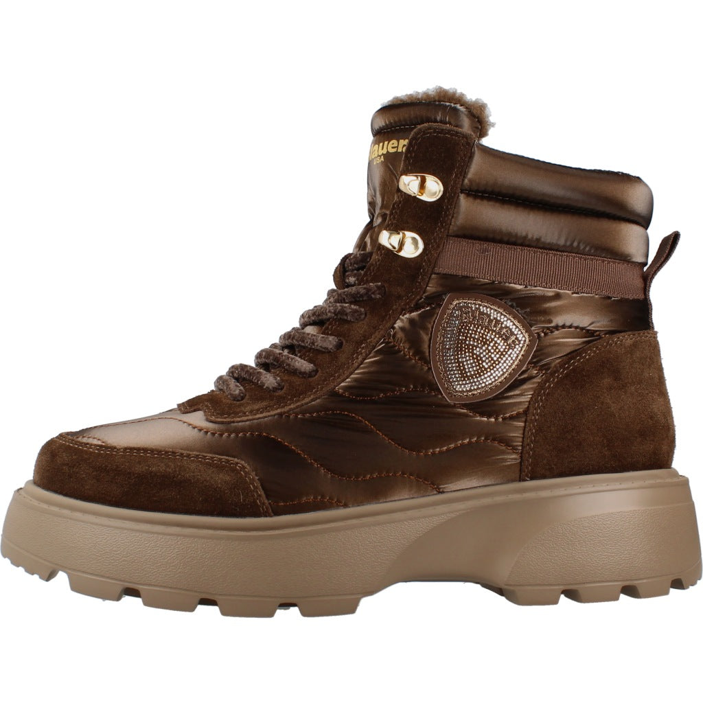 BLAUER MID BOOT BLANCA en color MARRON  (2)