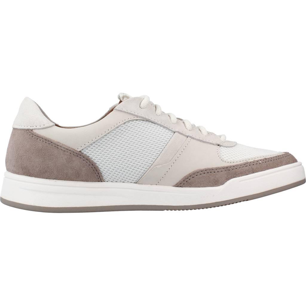 CLARKS BIZBY LACE en color BLANCO  (4)