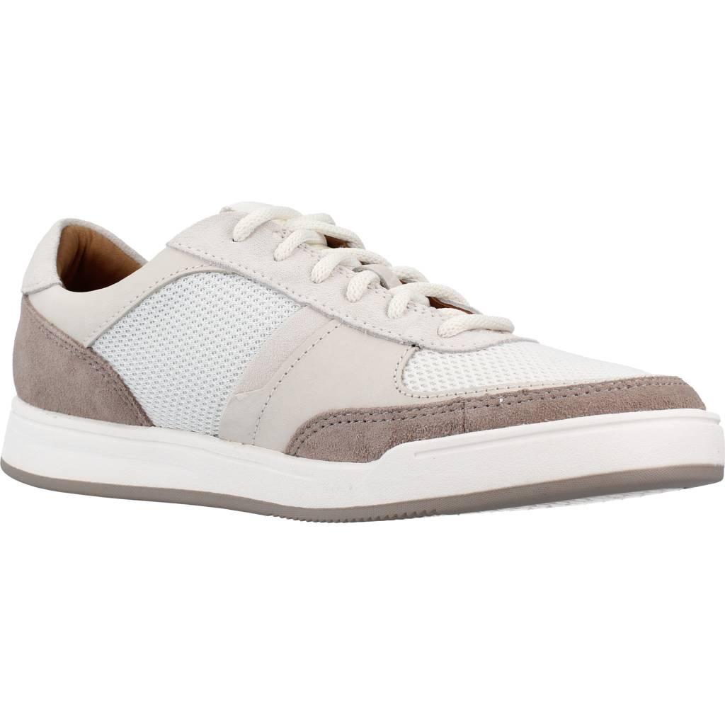 CLARKS BIZBY LACE en color BLANCO  (5)