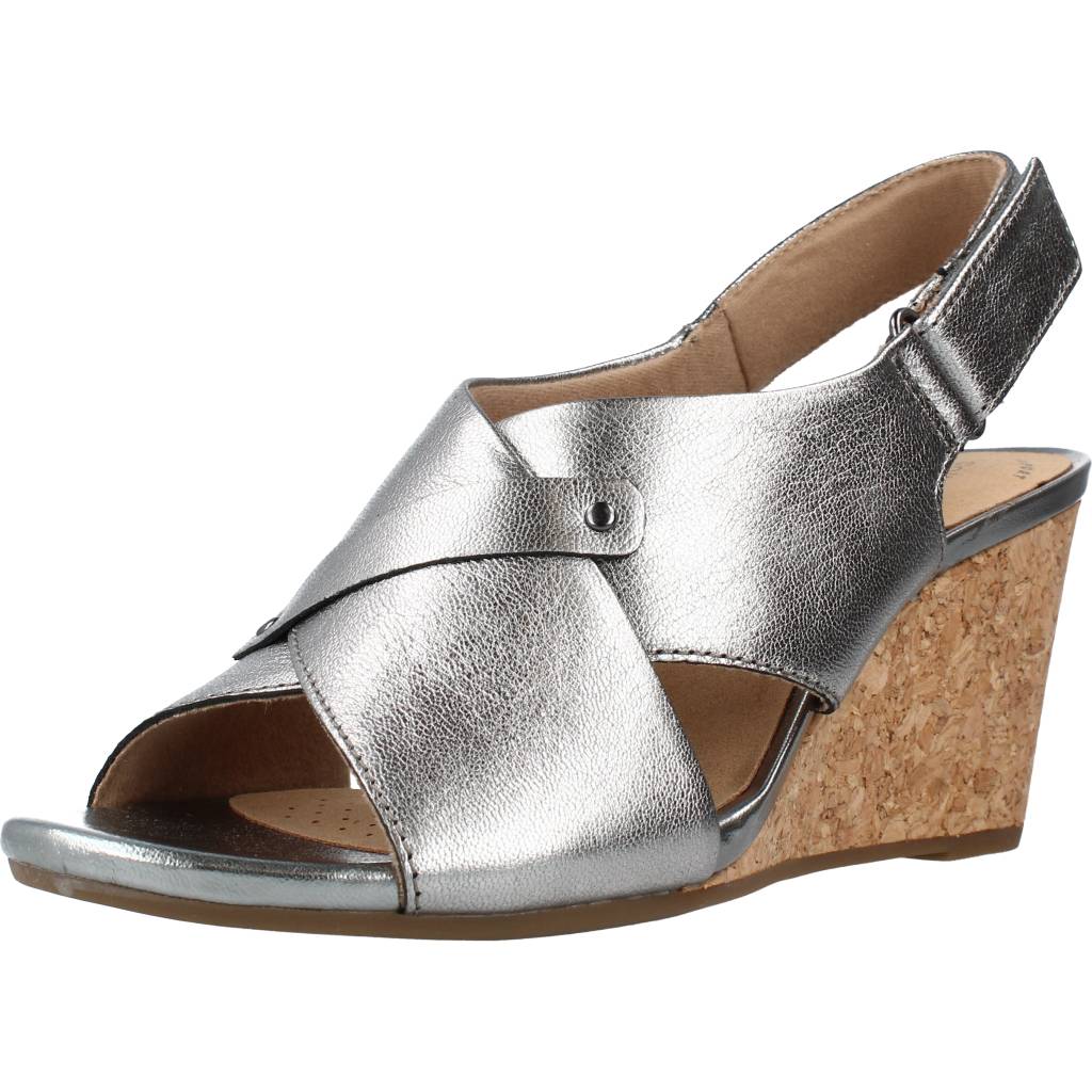CLARKS MARGEE EVE en color PLATA  (1)