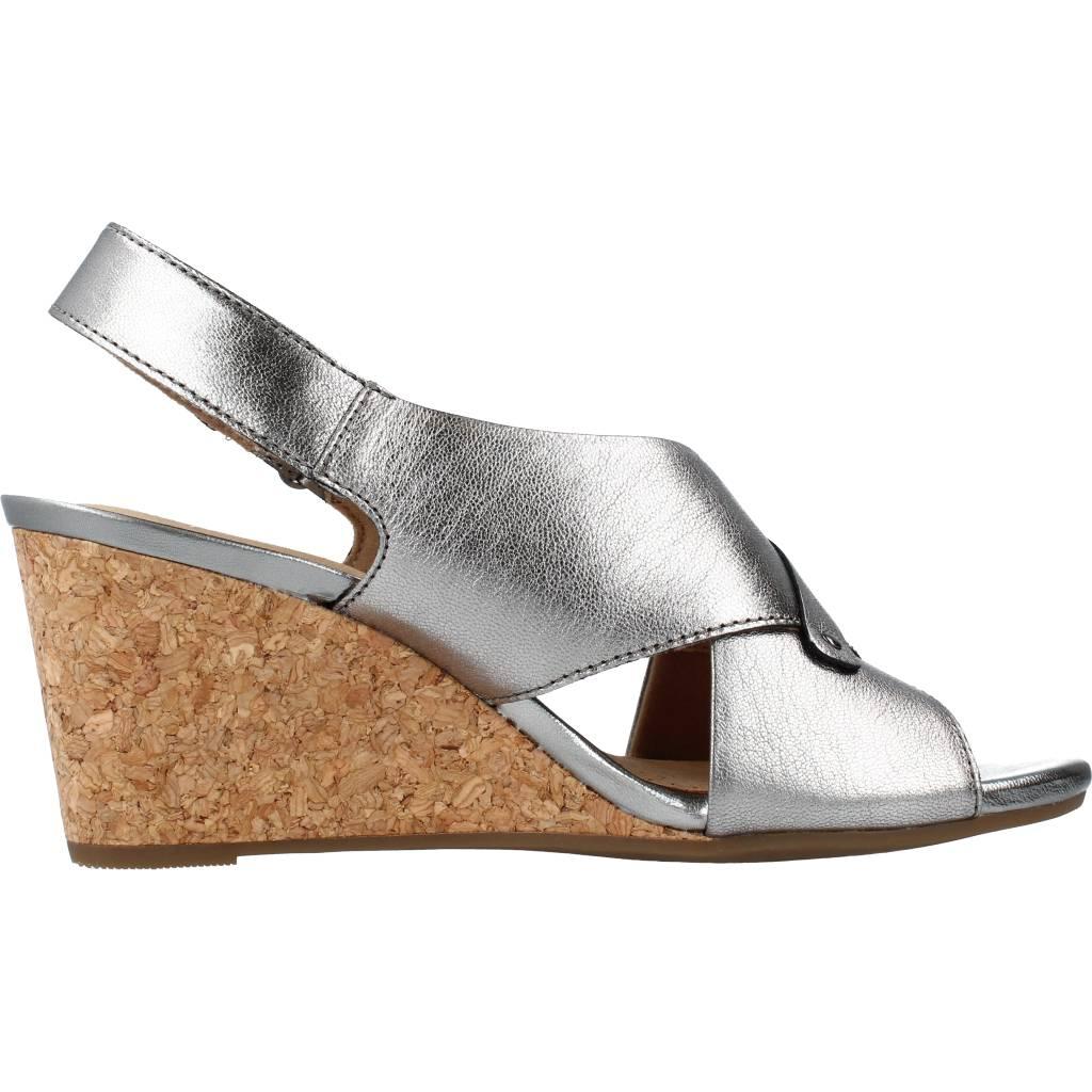 CLARKS MARGEE EVE en color PLATA  (4)