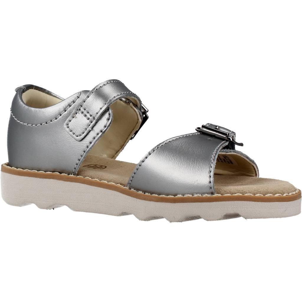 CLARKS CROWN BLOOM T en color PLATA  (5)
