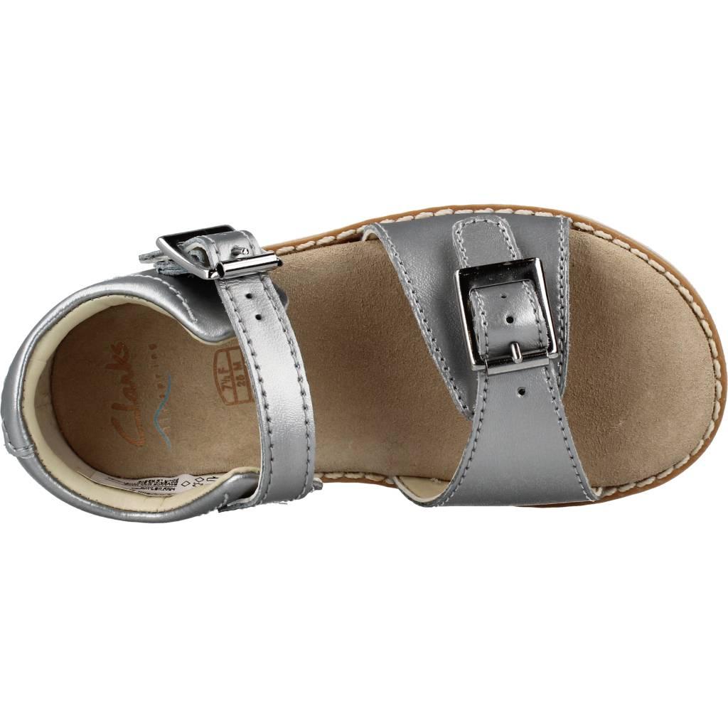 CLARKS CROWN BLOOM T en color PLATA  (7)