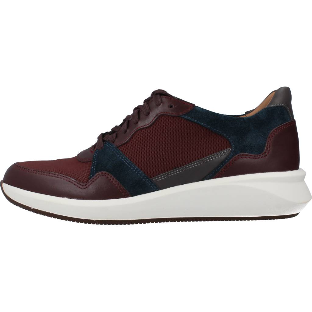 CLARKS  UN RIO RUN en color BURDEOS  (2)