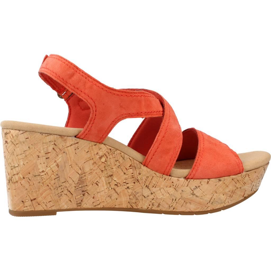 CLARKS  ROSE WAY en color NARANJA  (4)