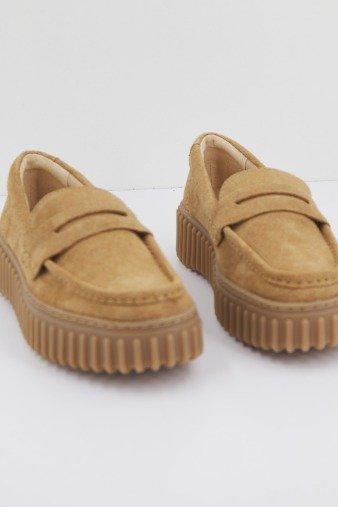 CLARKS TORHILL PENNY en color MARRON CLARO  (2)