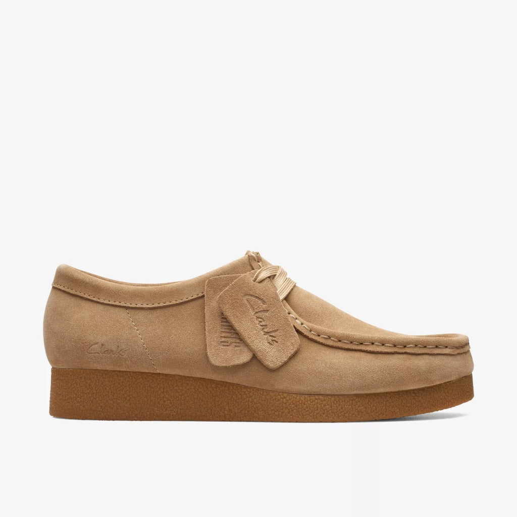 CLARKS WALLABEE EVO SHOE en color MARRON CLARO  (3)