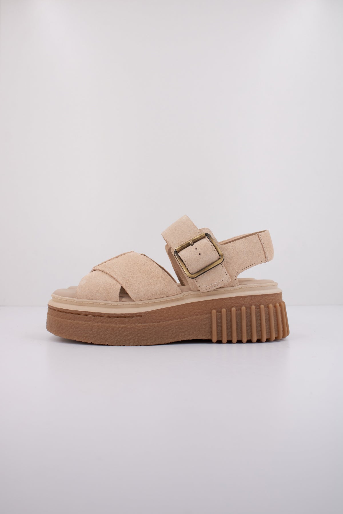 CLARKS EVAMAR WISH en color MARRON CLARO  (1)