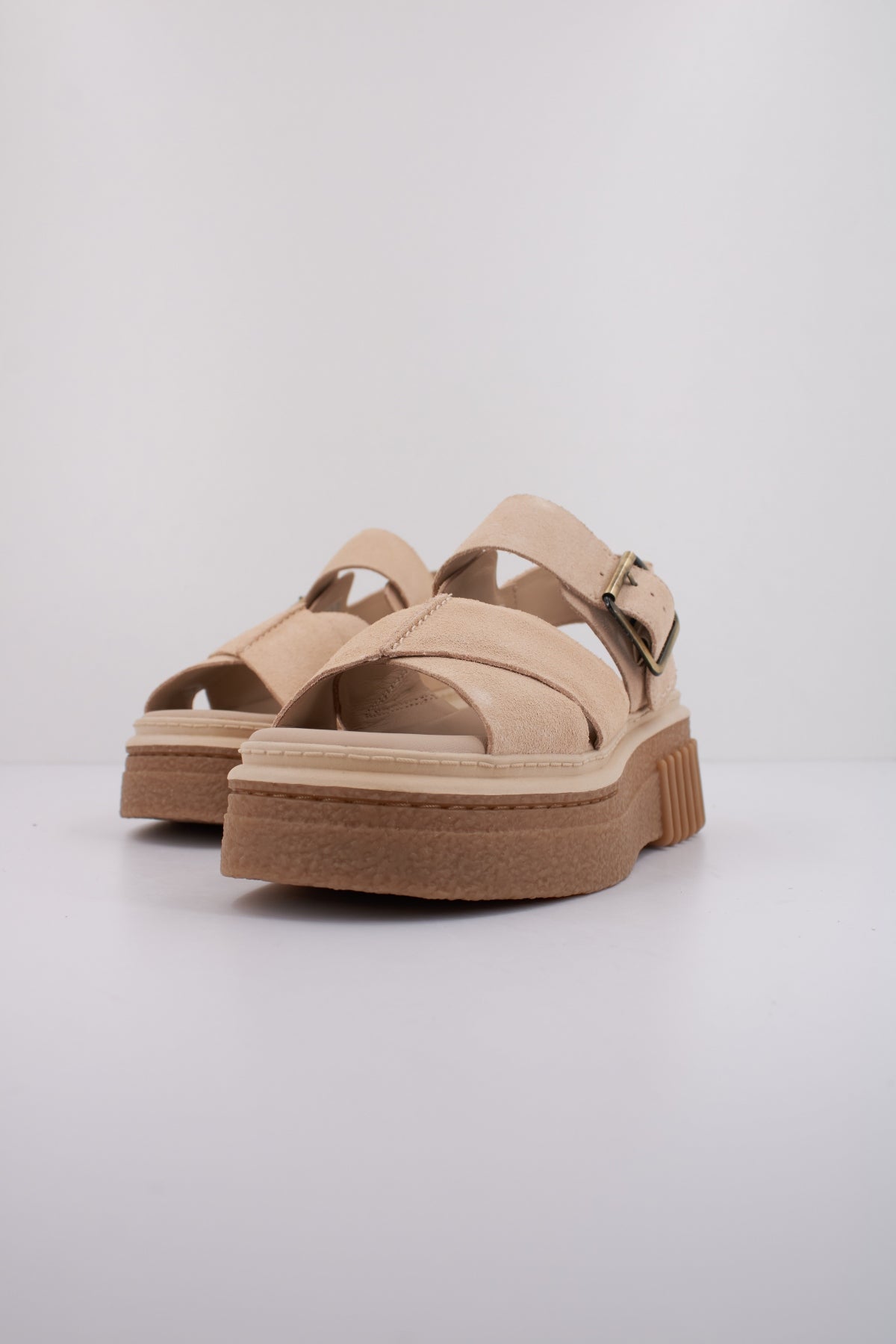 CLARKS EVAMAR WISH en color MARRON CLARO  (2)