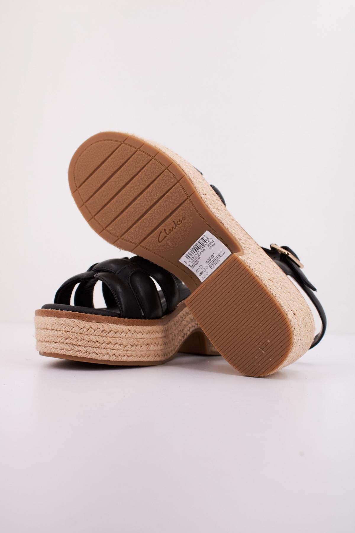 CLARKS COLEDALE STRAP en color NEGRO  (5)