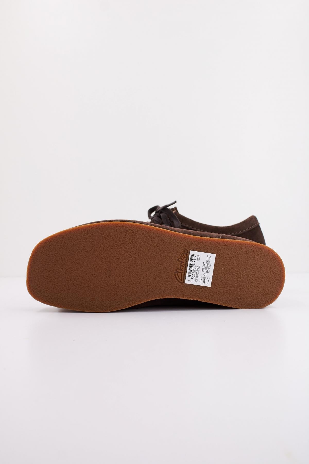 CLARKS WALLABEEEVO SUEDE en color MARRON  (5)